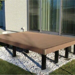 新築戸建てウッドデッキ工事