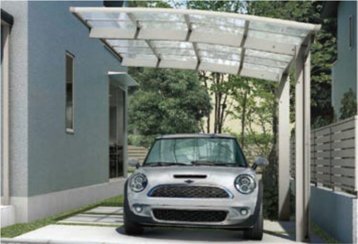 新築戸建てカーポート工事