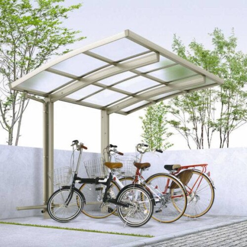 新築戸建てサイクルポート工事