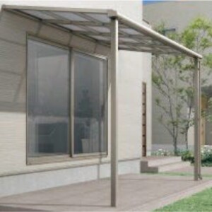 新築戸建てテラス屋根設置工事