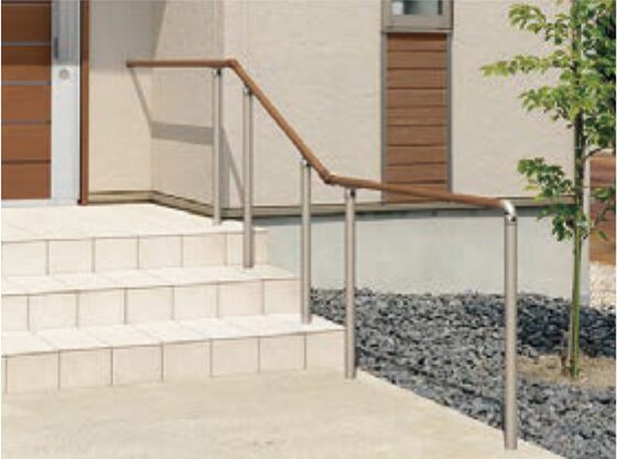 新築戸建て外構手すり取付工事