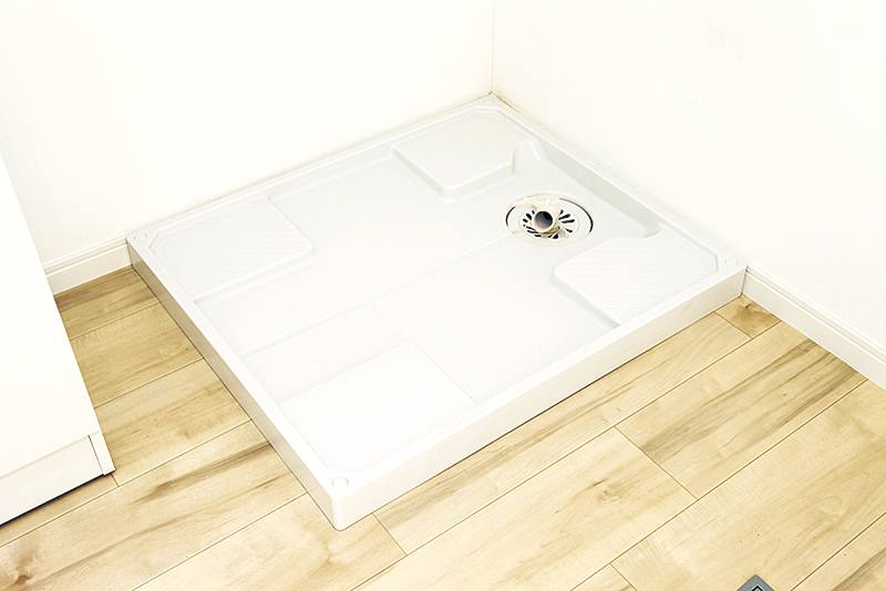 新築戸建て洗濯機パン取付工事